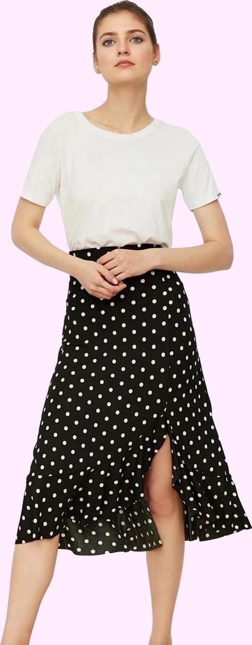 Kadın Çiçekli Desenli Midi Etek Yüksek Bel A line Yırtmaçlı Yazlık Yaz Aylarının Vazgeçilmezi