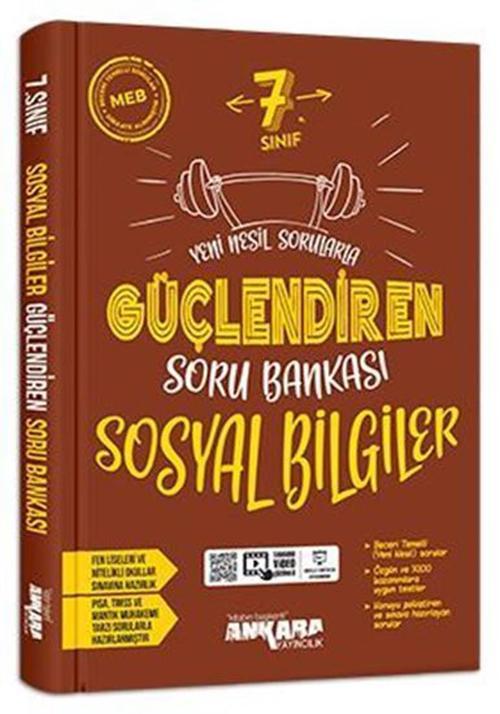 Ankara Yayıncılık 7. Sınıf Sosyal Bilgiler Güçlendiren Soru Bankası 2021-2022