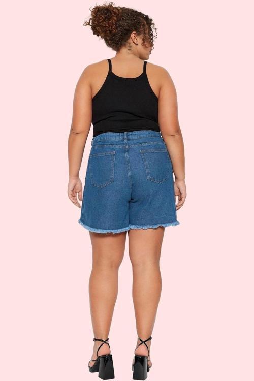 Kadın Denim Şort Etek Yüksek Bel Kısa Boy Dar Paça Günlük Kombinler Yaz Aylarının Vazgeçilmezi