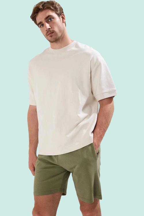 Erkek Oversize Geniş Kesim Kısa Şort Süprem Dokuma Rahat Günlük Yaz Aylarının Vazgeçilmezi