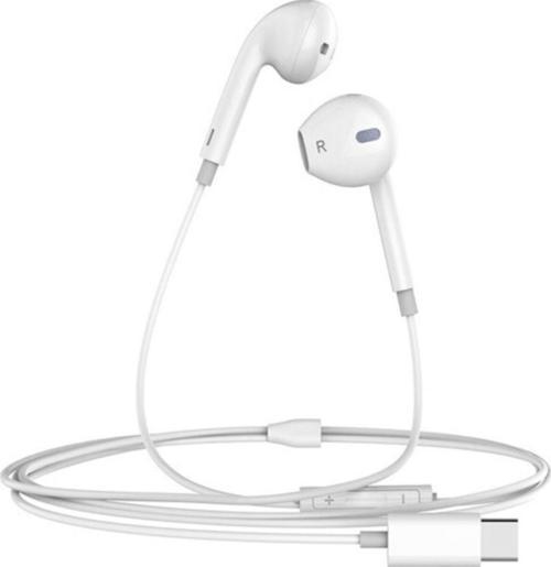 Hp-6070 Typec Girişli Kablolu Kulaklık-beyaz