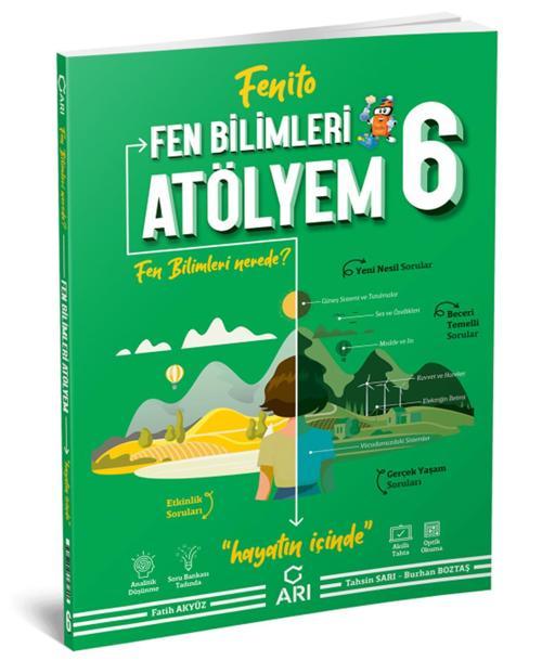 Arı Yayıncılık 6. Sınıf Fen Bilimleri Atölyem Soru Bankası 2021-2022