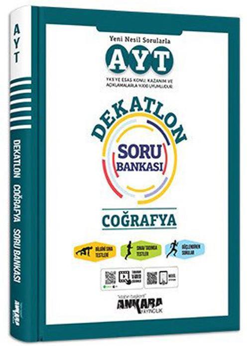 Ankara Yayıncılık Ayt Coğrafya Dekatlon Soru Bankası 2021-2022