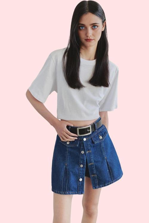 Kadın Denim Şort Etek Yüksek Bel Boru Paça Günlük Kombinler Hafta Sonu Yaz Aylarının Vazgeçilmezi