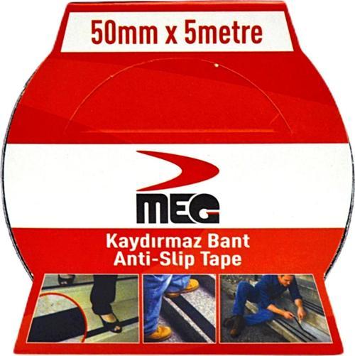 Gen-Of Ahşap Mermer Fayans Beton Merdiven Zemin Ayakkabı Kaydırmaz Bant 50 mm x 5M 1 Adet