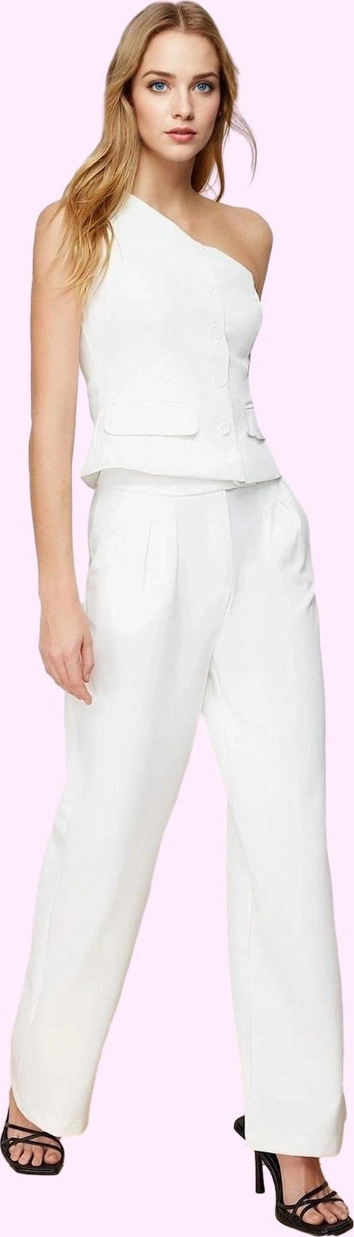 Kadın Wide Leg Pantolon Dokuma Kumaş Normal Bel Regular Boy Günlük Şıklık Kaliteli Malzeme