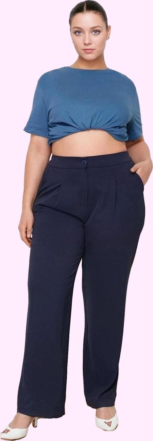 Kadın Yüksek Bel Geniş Paça Dokuma Pantolon Fermuarlı Casual Günlük Yaz Aylarının Vazgeçilmezi