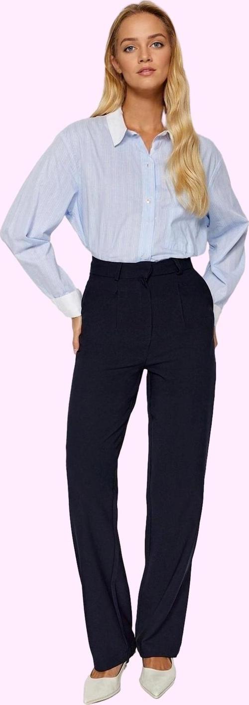 Kadın Geniş Paça Pileli Dokuma Pantolon Yüksek Bel Casual Günlük Yaz Aylarının Vazgeçilmezi