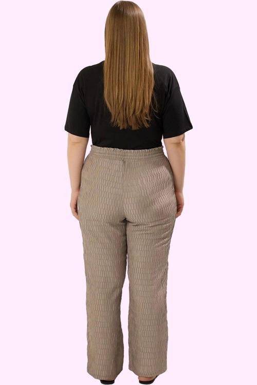 Kadın Geniş Paça Yüksek Bel Örme Pantolon Günlük Stil Hafta Sonu Yaz Aylarının Vazgeçilmezi
