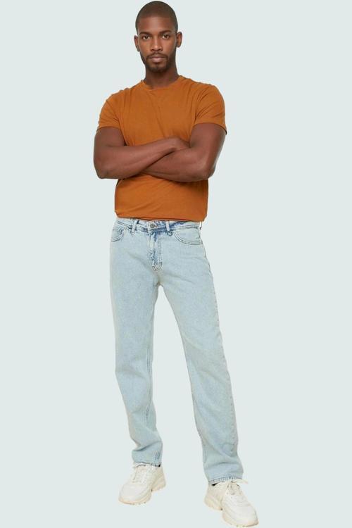 Erkek Regular Fit Kot Pantolon Pamuk Denim Kumaş Günlük Stil Hafta Sonu Yaz Aylarının Vazgeçilmezi