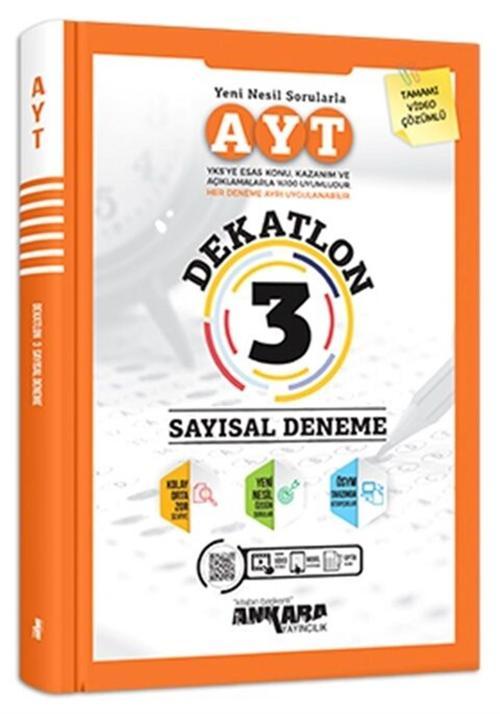 Ankara Yayınları Ayt Sayısal Dekatlon 3 Lü Deneme 2021-2022