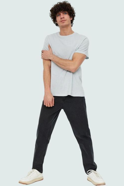 Erkek Denim Kot Pantolon Pamuk Relaxed Fit Günlük Kullanım Hafta Sonu Yaz Aylarının Vazgeçilmezi