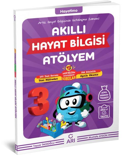 Arı Yayınları 3. Sınıf Hayat Bilgisi Atölyem Soru Bankası 2021-2022