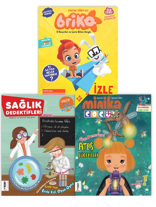 Turkuvaz Dergi 3'lü Minika Çocuk Paketi