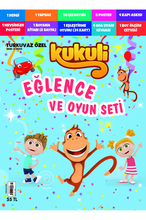 Turkuvaz Dergi Kukuli Eğlence Ve Oyun Seti