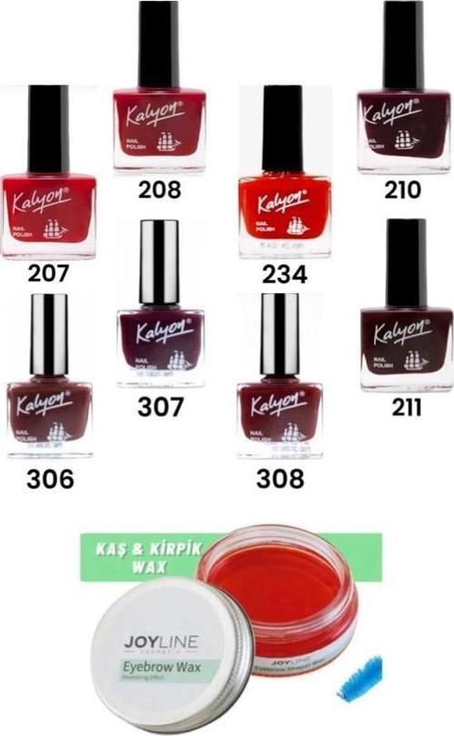 Oje 8'li Set-2+joy line Kaş Şekillendirici Ve Sabitleyici Wax 50ml