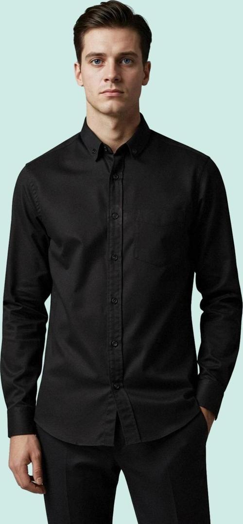 Erkek Uzun Kollu Oxford Gömlek Düz Desen Regular Fit Günlük Kullanım Yaz Aylarının Vazgeçilmezi