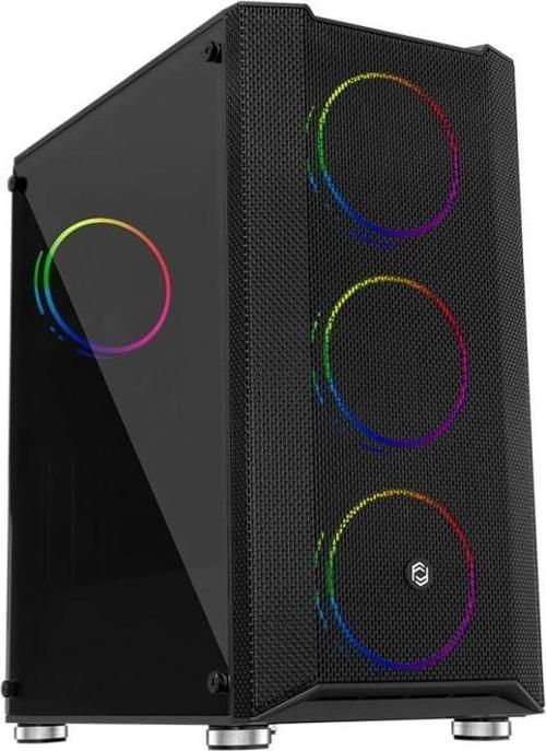 FC-9405G PANDA Gaming Kasa (Double Slim Ring RGB Fan + 650W 80+)