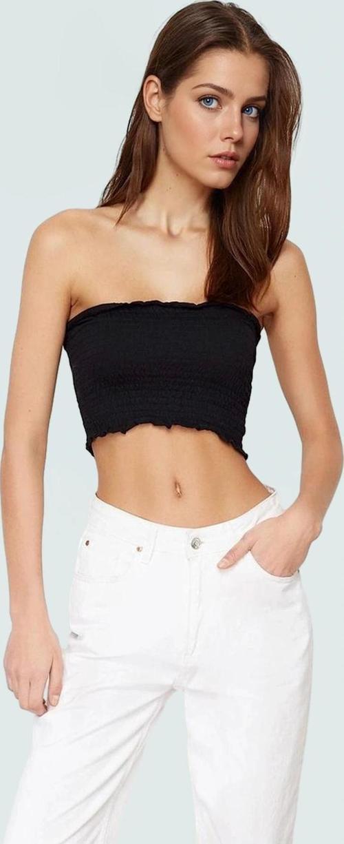 Yazlık Straplez Örme Bluz Pamuklu Fitted Gipeli Kolsuz Kaliteli İşçilik Premium Kalite