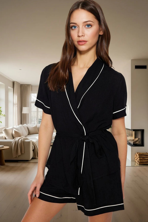 Dokuma Pijama Takımı 100% Viskoz Kısa Kollu Boru Paça Şort Premium Kalite Özel Tasarım