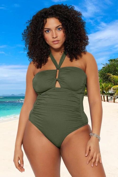 Konforlu Plus Size Mayo Tasarım Büyük Beden Battal Boy Su Sporları İçin