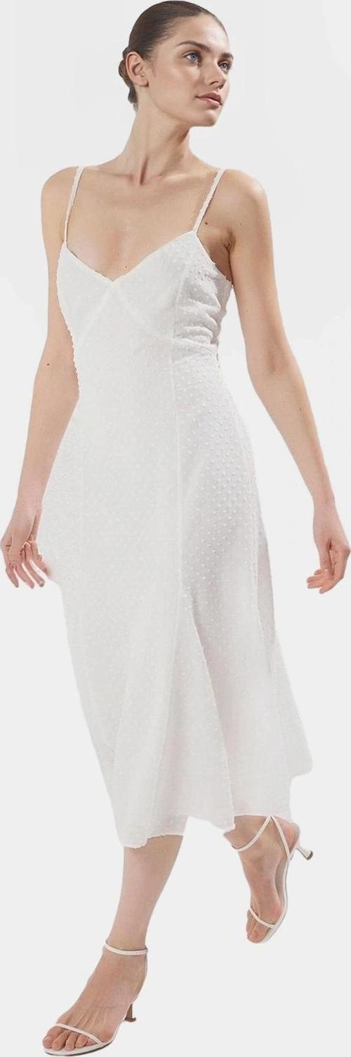 Kolsuz A Kesim Midi Elbise Şifon Dokuma  Polyester Rahat Ve Şık Mükemmel Uyum
