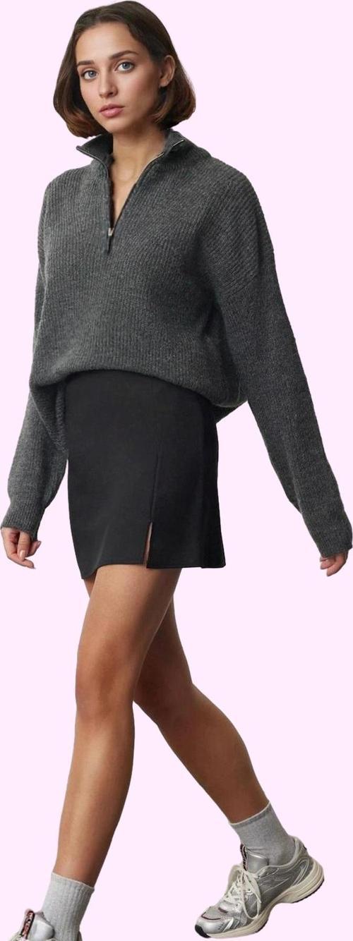 Kadın Mini Dokuma Etek Yüksek Bel Kemerli Casual Günlük Kombinler Yaz Aylarının Vazgeçilmezi