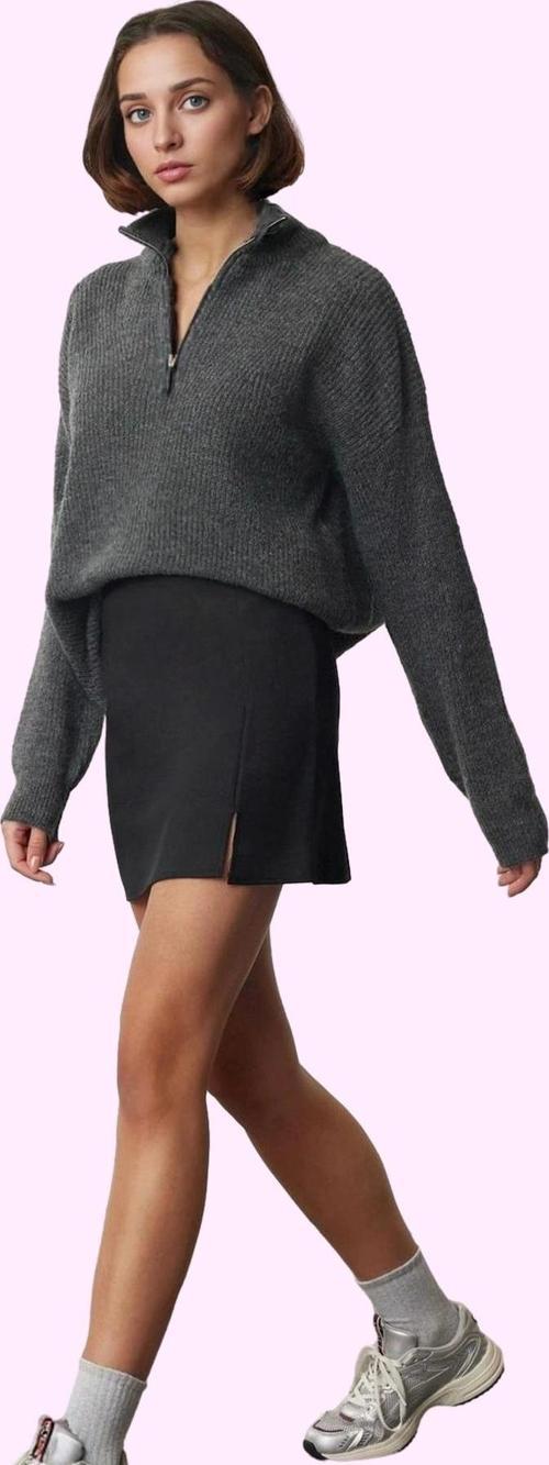 Kadın Mini Dokuma Etek Yüksek Bel Kemerli Casual Günlük Kombinler Yaz Aylarının Vazgeçilmezi