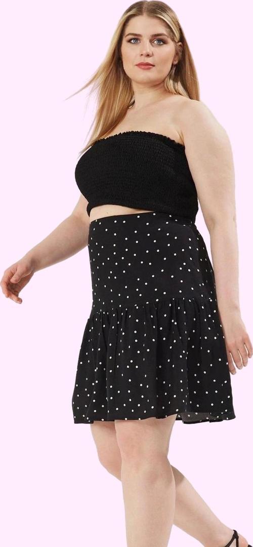 Kadın Büyük Beden Çiçekli Mini Etek Viskoz Rahat Yazlık Kombin Günlük Kullanım Özel Günler