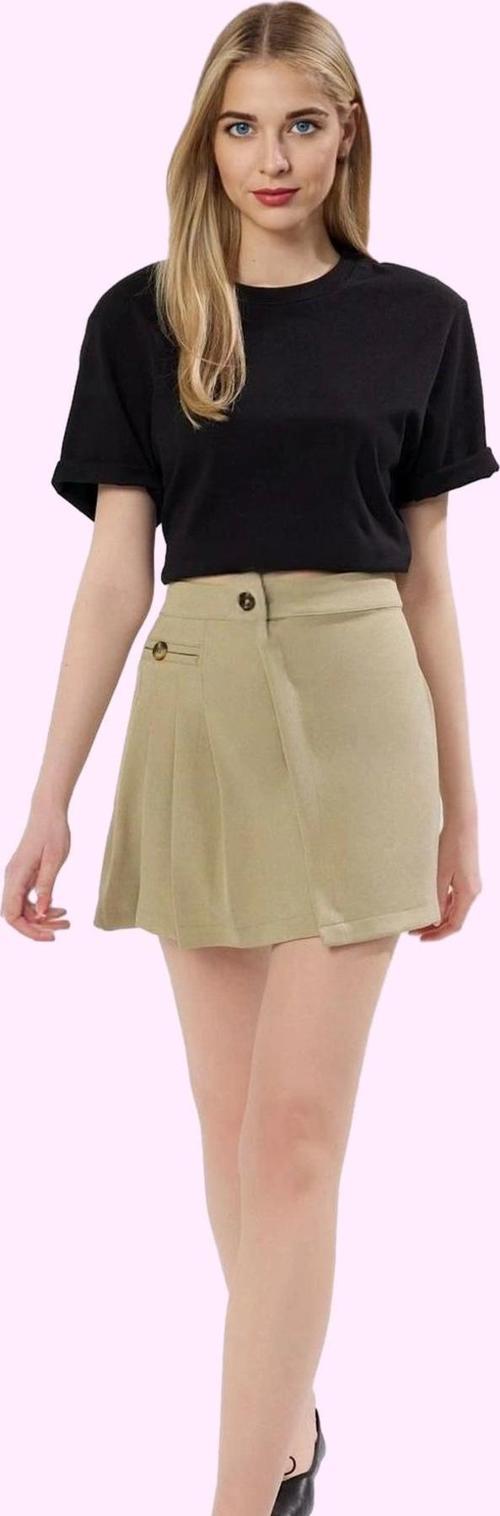 Kadın Renk Casual Dokuma Mini Etek Sarong Siluet Günlük Kullanım Yaz Aylarının Vazgeçilmezi