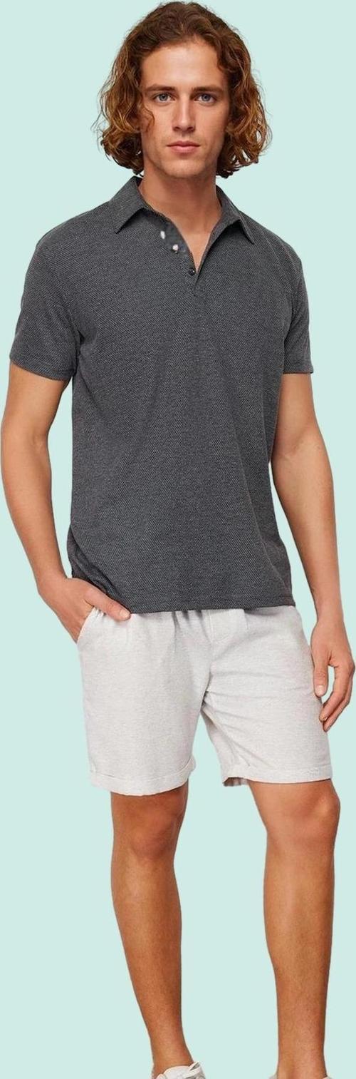 Erkek Düz Desenli Lastikli Şort Rahat Günlük Kombinler İçin İdeal Yaz Aylarının Vazgeçilmezi