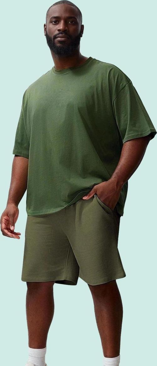 Erkek Pamuklu Rahat Şort Büyük Beden Regular Boru Paça Yaz Günlük Kullanım Kaliteli Malzeme