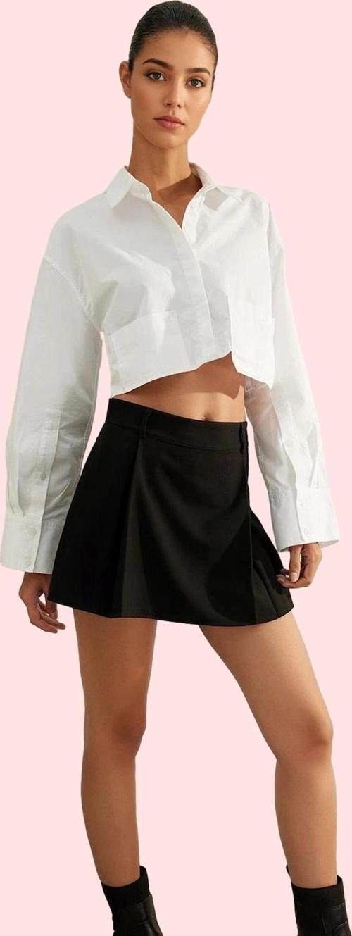 Kadın Yazlık Şort Etek Günlük Kullanım İçin Nefes Alan Dokuma Kumaş Yaz Aylarının Vazgeçilmezi