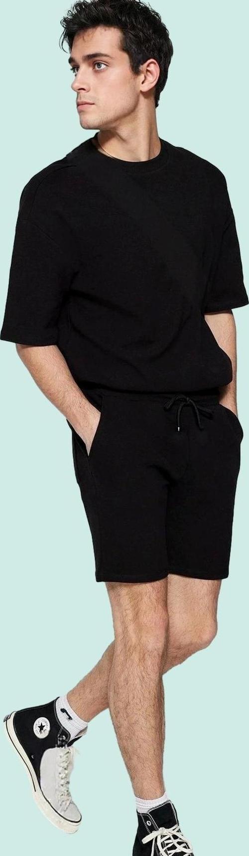 Erkek Pamuklu Şort Normal Bel Boru Paça Rahat Kesim Günlük Kullanım Yaz Aylarının Vazgeçilmezi