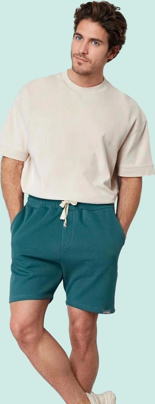 Erkek Pamuklu Şort Normal Bel Dokulu Kumaş Yazlık Günlük Stil Hafta Sonu Dayanıklı Malzeme