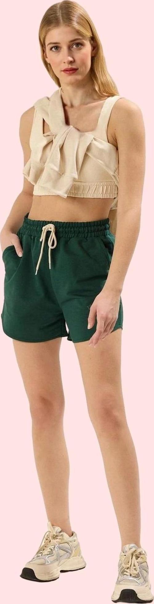 Kadın Kısa Boy Şort Pamuk Lastikli Bel Rahat Günlük Özel Günler Yaz Aylarının Vazgeçilmezi