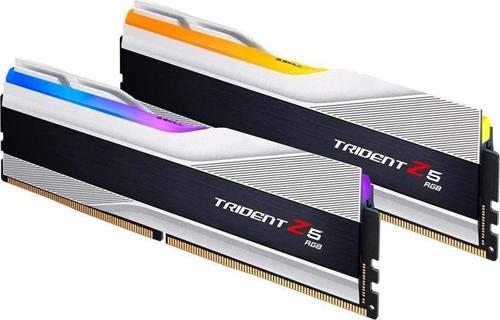 GSKILL Trident Z5 RGB Silver F5-7600J3646G16GX2-TZ5RS DDR5-7600Mhz CL36 32GB (2x16GB) DUAL RAM 