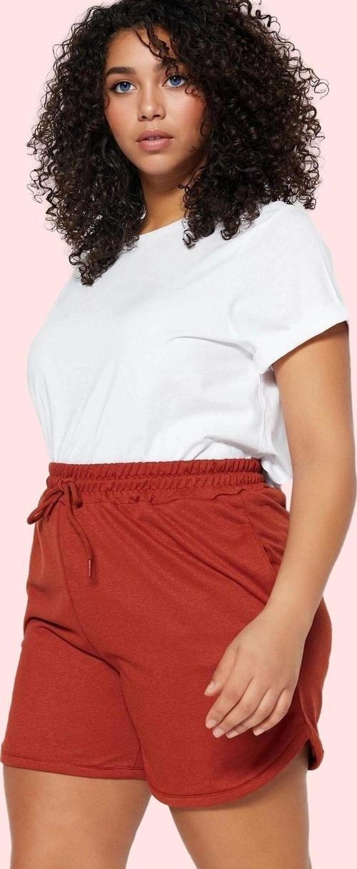 Kadın Yüksek Bel Pamuklu Şort Rahat Kesim Günlük Kombinler Hafta Sonu Yaz Aylarının Vazgeçilmezi