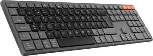 KB-2610 Siyah-Gri 2.4G+BT1+BT2 üçü bir arada 3 in 1 Q Kablosuz klavye