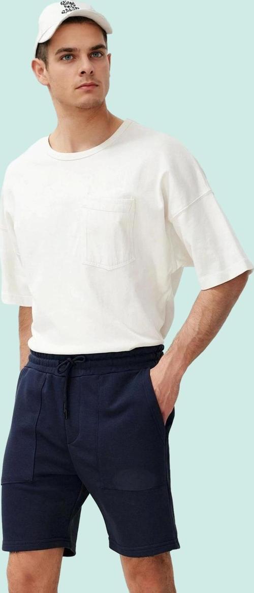 Erkek Şort Yazlık Boru Paça Slogan Baskılı Rahat Günlük Hafta Sonu Yaz Aylarının Vazgeçilmezi