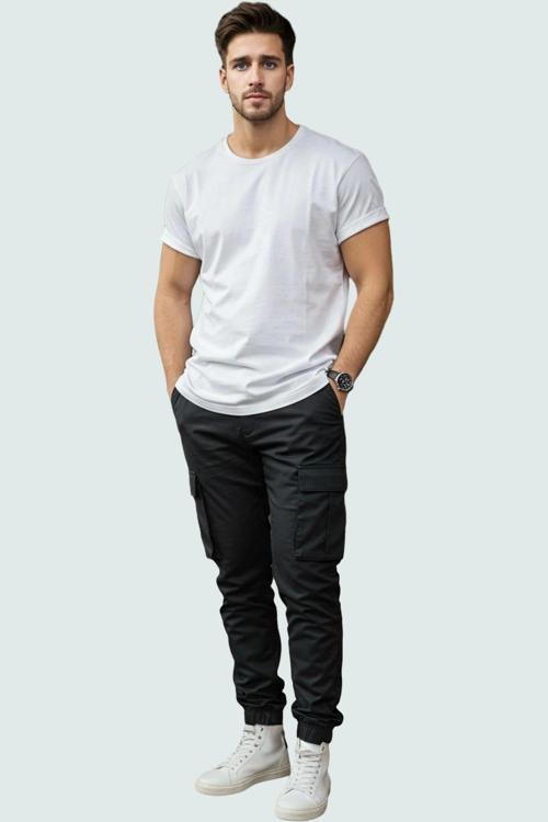 Erkek Uzun Boy Jogger Pantolon Rahat Kalıp Günlük Casual Tasarım Yaz Aylarının Vazgeçilmezi