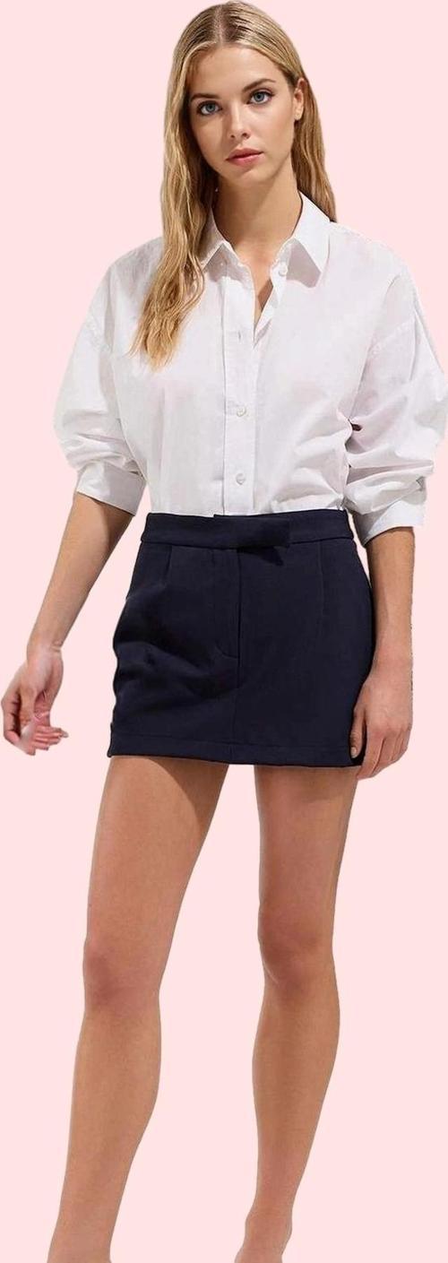 Kadın Mini Şort Etek Yüksek Belli Finike Dokuma Rahat Günlük Hafta Sonu Yaz Aylarının Vazgeçilmezi