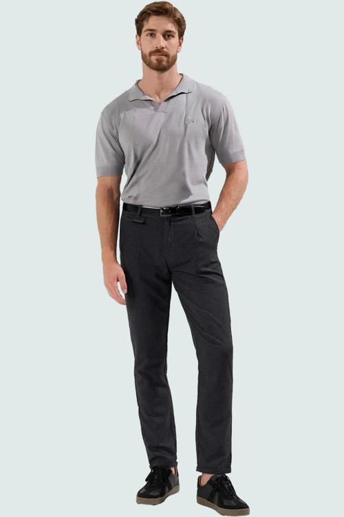Erkek Regular Boy Bootcut Pantolon Polyester Rahat Günlük Stil Hafta Sonu Kaliteli Malzeme