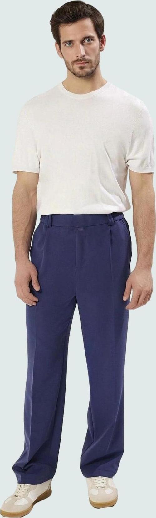 Erkek Casual Dokuma Pantolon; Renk Regular Boy Geniş Paça Finike Yaz Aylarının Vazgeçilmezi