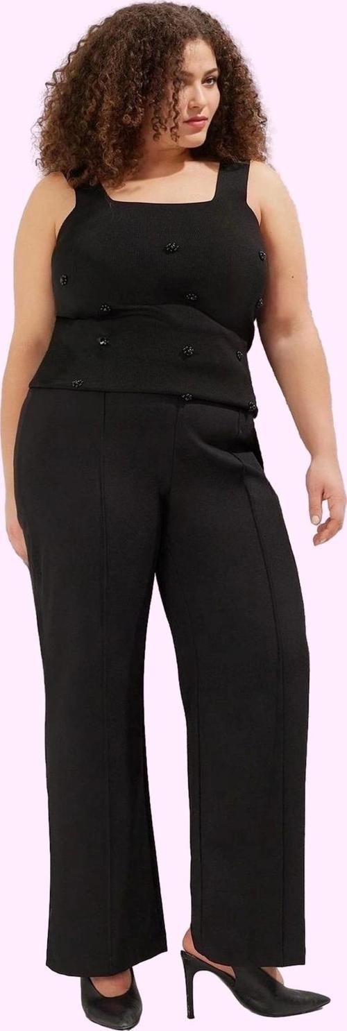Kadın Geniş Paça Pantolon Yüksek Bel Lastikli Dokuma İş Pantolonu Yaz Aylarının Vazgeçilmezi