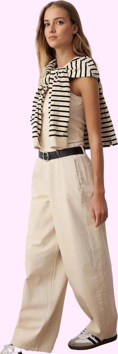 Kadın Barrel Baggy Denim Pantolon Yüksek Bel Pamuk Günlük Kullanım Yaz Aylarının Vazgeçilmezi