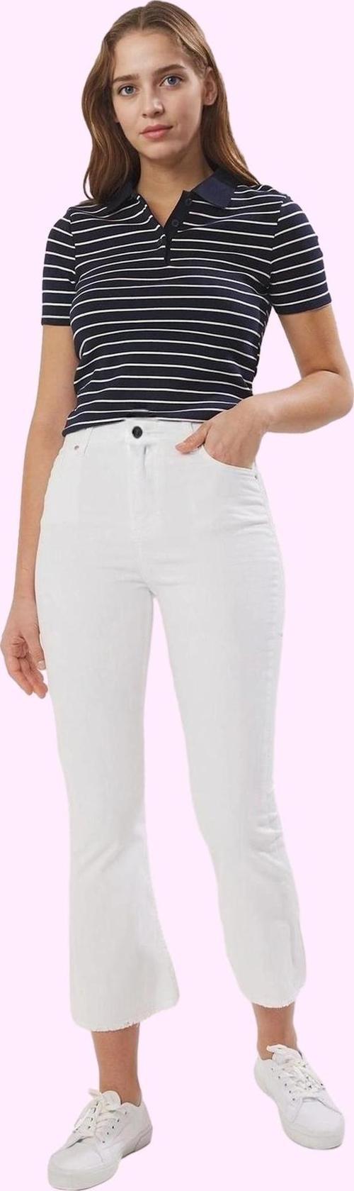 Kadın Comfort Dokuma Flare Jean Yüksek Bel Pamuk Yazlık Günlük Kullanım Yaz Aylarının Vazgeçilmezi