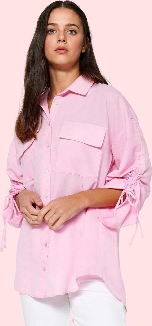 Kadın Uzun Kollu Pamuklu Gömlek; Ramadan Koleksiyonu Rahat Kalıp Günlük Stil Modern Tasarım