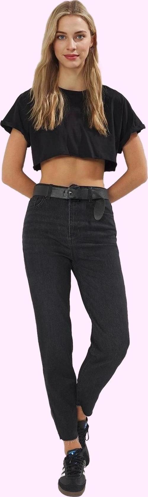 Kadın Günlük Kullanım Mom Fit Jean Yüksek Bel Pamuk Rahat Hafta Sonu Yaz Aylarının Vazgeçilmezi