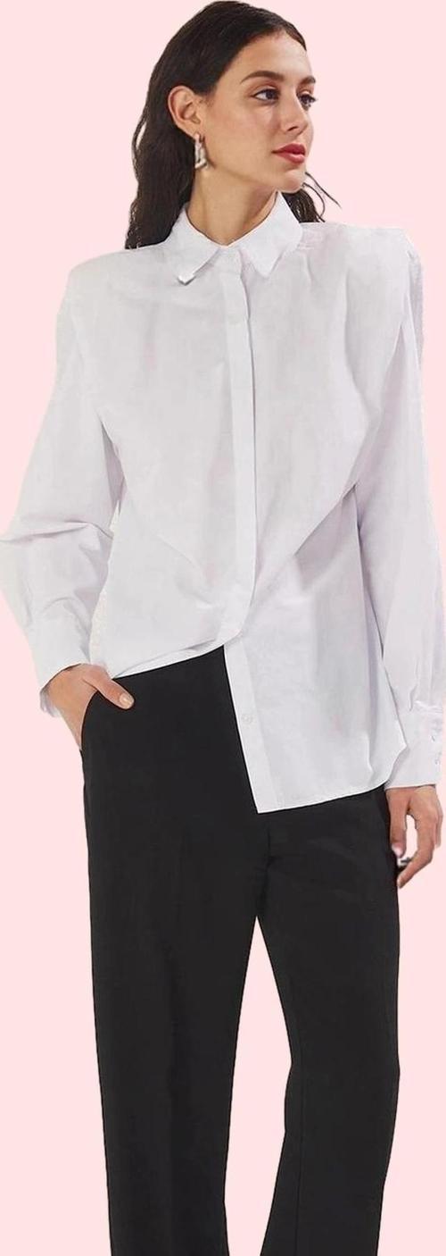 Kadın Uzun Kollu Gömlek Günlük Casual Stil Pamuk Rahat Kalıp Hafta Sonu Yaz Aylarının Vazgeçilmezi